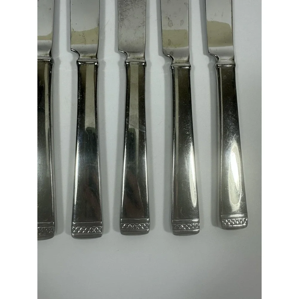 Gorham Lady Anne Signature Dinner Knives Set Of 8 Renaissance-Style
